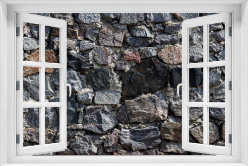 Fototapeta Naklejka Na Ścianę Okno 3D - Background of the stone wall