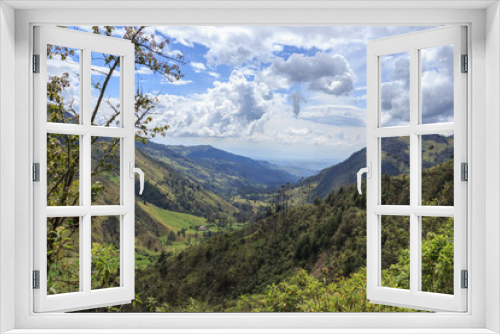 Fototapeta Naklejka Na Ścianę Okno 3D - Valle de Cocora, salento colombia