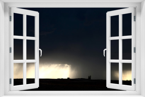 Fototapeta Naklejka Na Ścianę Okno 3D - Prairie Storm Clouds Canada