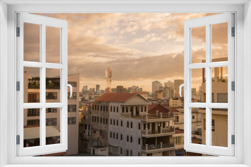 Fototapeta Naklejka Na Ścianę Okno 3D - CAMBODIA PHNOM PENH CITY