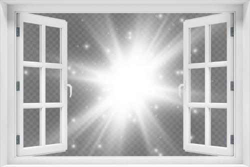 Fototapeta Naklejka Na Ścianę Okno 3D - Light flare special effect. Illustration.