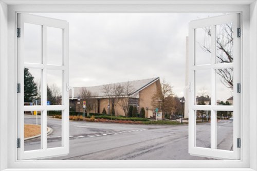 Fototapeta Naklejka Na Ścianę Okno 3D - Church in Howald
