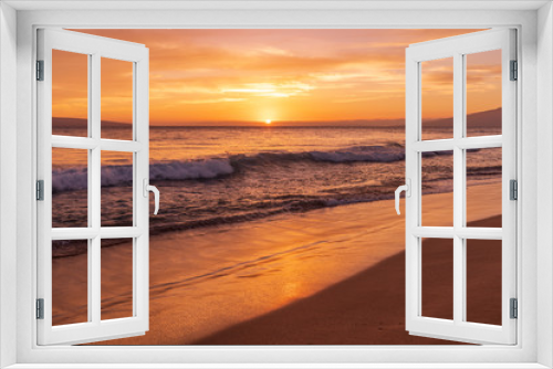 Fototapeta Naklejka Na Ścianę Okno 3D - Sunset on Kaanapali Beach Maui