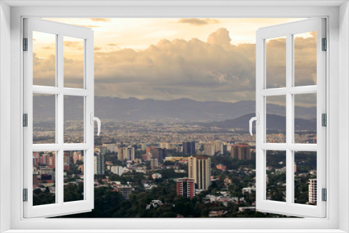 Fototapeta Naklejka Na Ścianę Okno 3D - A colorful afternoon in Guatemala City, Guatemala.