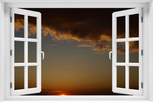 Fototapeta Naklejka Na Ścianę Okno 3D - Dawn sky