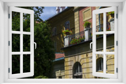 Fototapeta Naklejka Na Ścianę Okno 3D - Zamek posiadłość 