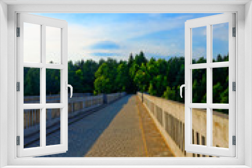 Fototapeta Naklejka Na Ścianę Okno 3D - Stare mosty kolejowe w Stańczykach