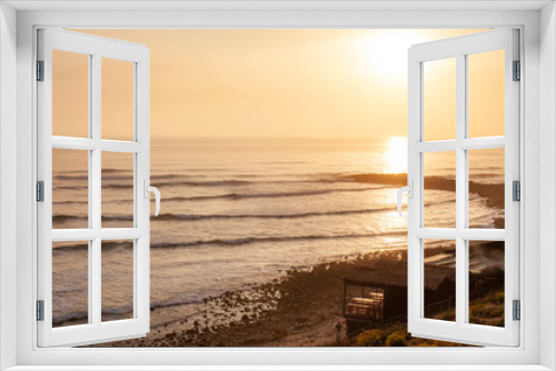 Fototapeta Naklejka Na Ścianę Okno 3D - Portugal Milfontes - epic sunset on the beach