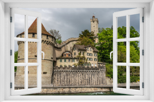 Fototapeta Naklejka Na Ścianę Okno 3D - Swiss, Lucerne city view