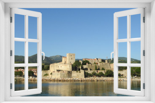 Fototapeta Naklejka Na Ścianę Okno 3D - chateau royal collioure