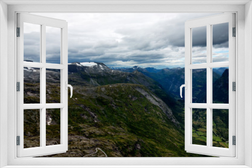 Fototapeta Naklejka Na Ścianę Okno 3D - Landscape of Norway,Geirangerfjord