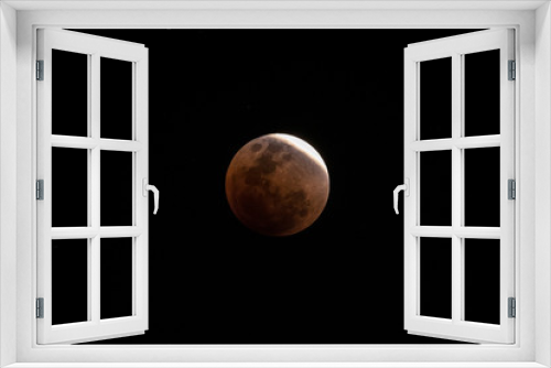 Fototapeta Naklejka Na Ścianę Okno 3D - Super blue moon lunar eclipse on January 31, 2018