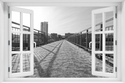 Fototapeta Naklejka Na Ścianę Okno 3D - Кailroad bridge