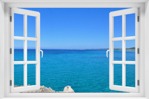 Fototapeta Naklejka Na Ścianę Okno 3D - Panorama Son Bou Menorca Spanien