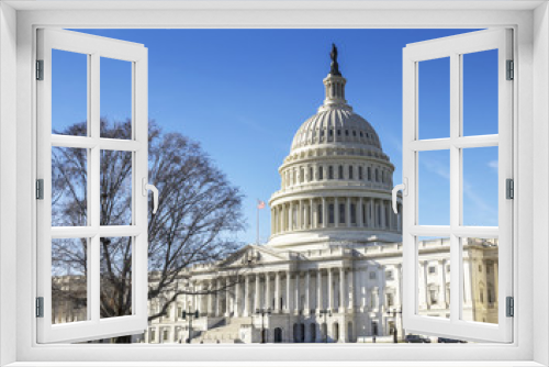 Fototapeta Naklejka Na Ścianę Okno 3D - Washington DC - US Capitol building
