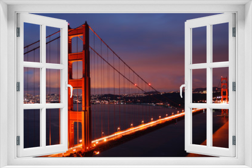 Fototapeta Naklejka Na Ścianę Okno 3D - Golden Gate Bridge, San Francisco..
