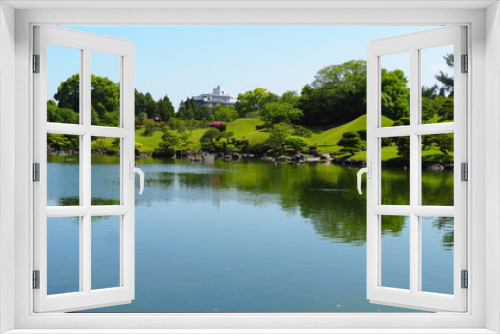 Fototapeta Naklejka Na Ścianę Okno 3D - Japanese landscape garden