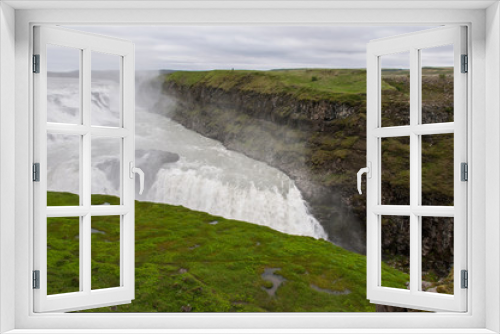 Fototapeta Naklejka Na Ścianę Okno 3D - A imponente cascata de Gulfoss, na Islândia