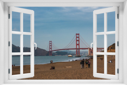 Fototapeta Naklejka Na Ścianę Okno 3D - The Golden Gate Bridge