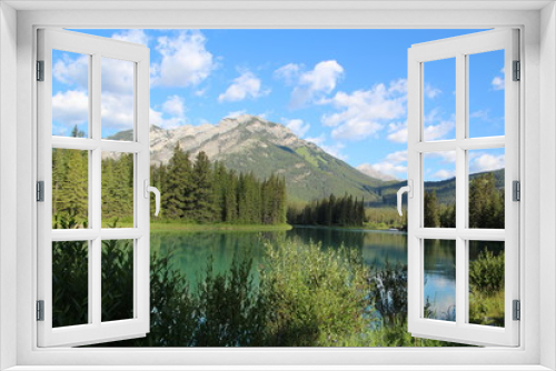 Fototapeta Naklejka Na Ścianę Okno 3D - Summer On The Bow River, Banff National Park, Alberta