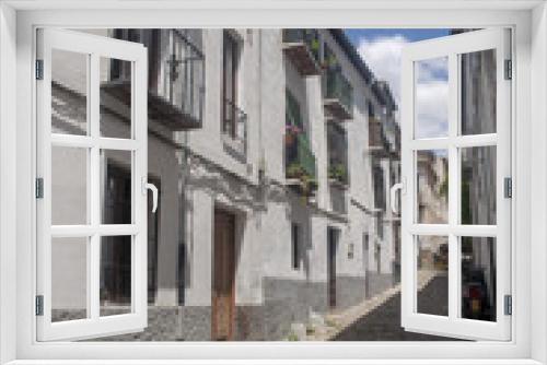 Fototapeta Naklejka Na Ścianę Okno 3D - paseo por las calles del antiguo barrio del Albaicín, Granada