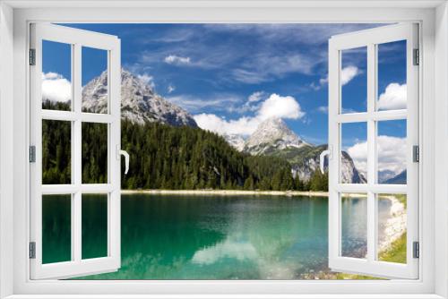 Fototapeta Naklejka Na Ścianę Okno 3D - Ehrwalder Almsee