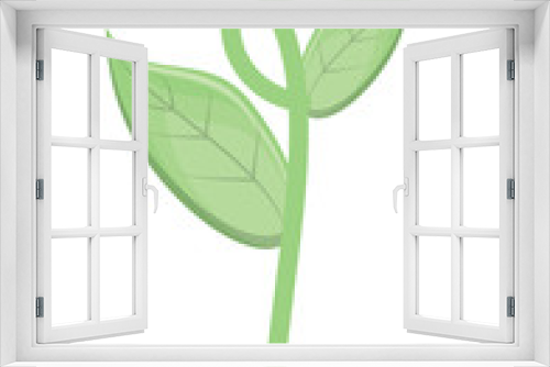 Fototapeta Naklejka Na Ścianę Okno 3D - plant icon image