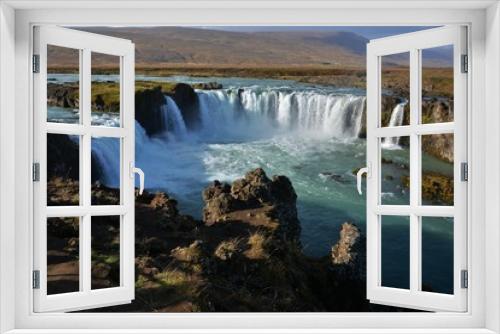 Fototapeta Naklejka Na Ścianę Okno 3D - Godafoss Waterfall Iceland