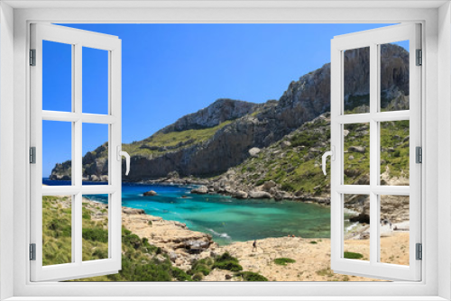 Fototapeta Naklejka Na Ścianę Okno 3D - Mallorca, Cala Figuera am Cap de Formentor