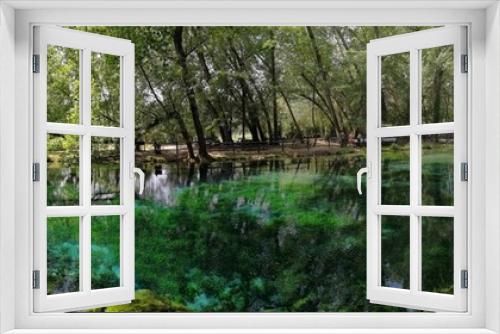 Fototapeta Naklejka Na Ścianę Okno 3D - Panoramica del torrente