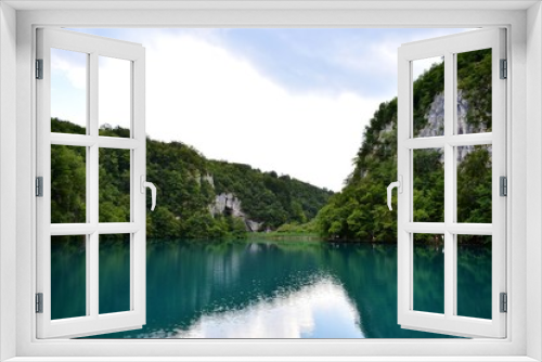 Fototapeta Naklejka Na Ścianę Okno 3D - Lake in Plitvice