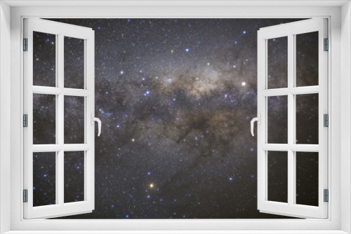 Fototapeta Naklejka Na Ścianę Okno 3D - Sagittarius the constellation that show us the center of our home, our Galaxy the Milky way and in the center of the bright area a black hole keep on growing