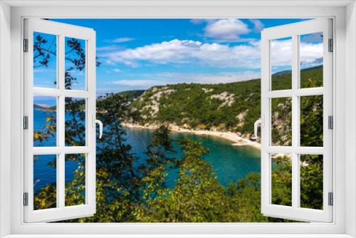 Fototapeta Naklejka Na Ścianę Okno 3D - The blue sea