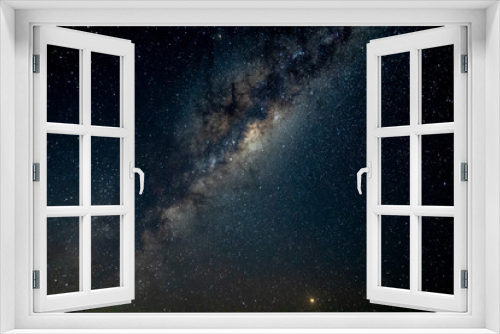 Fototapeta Naklejka Na Ścianę Okno 3D - Milky Way and Mars