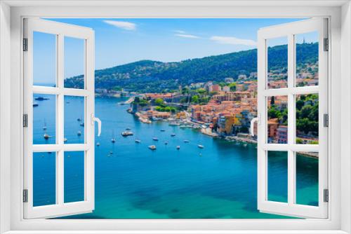 Fototapeta Naklejka Na Ścianę Okno 3D - Stunning views of the small town of Villefranche-sur-Mer. French Riviera. Cote d'Azur.
