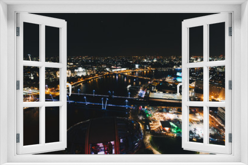 Fototapeta Naklejka Na Ścianę Okno 3D - London from above - View from London Eye