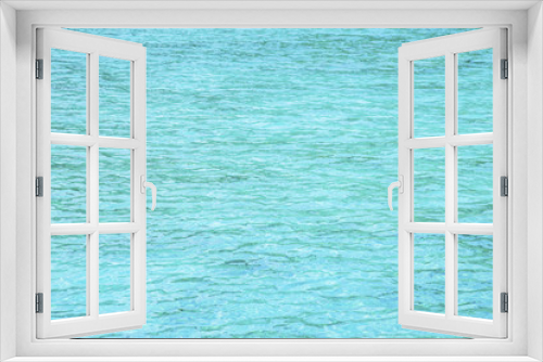 Fototapeta Naklejka Na Ścianę Okno 3D - Blue ocean water with ripple wave background