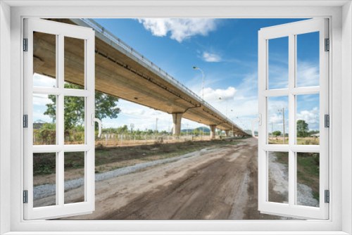 Fototapeta Naklejka Na Ścianę Okno 3D - connecting bridge from Thailand to Myanmar