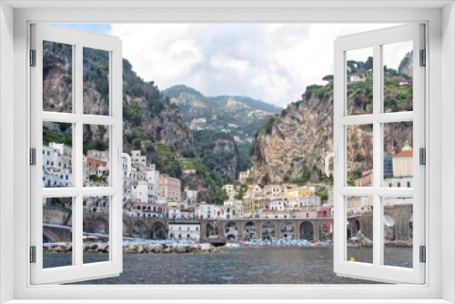 Fototapeta Naklejka Na Ścianę Okno 3D - Amalfi, Italy July 2018
