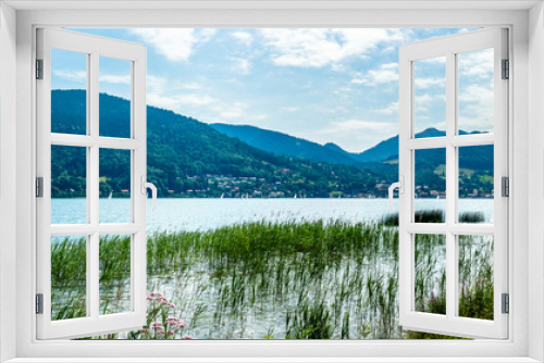 Fototapeta Naklejka Na Ścianę Okno 3D - tegernsee lake - bavaria - germany