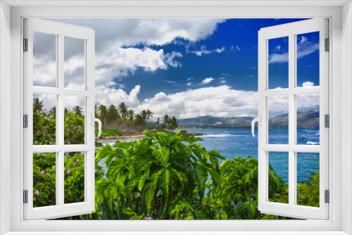 Fototapeta Naklejka Na Ścianę Okno 3D - Amazing Caribbean landscape