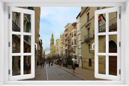 Fototapeta Naklejka Na Ścianę Okno 3D - Logroño, La Rioja, España