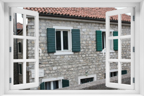 Fototapeta Naklejka Na Ścianę Okno 3D - Old Town, Montenegro