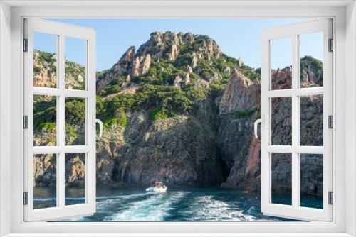 Fototapeta Naklejka Na Ścianę Okno 3D - LES CALANCHES DE PIANA