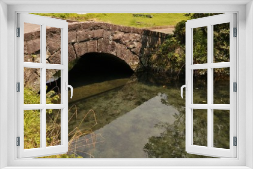 Fototapeta Naklejka Na Ścianę Okno 3D - 水が美しい明神池名水公園