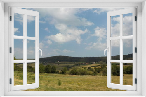 Fototapeta Naklejka Na Ścianę Okno 3D - sky, clouds, mountain