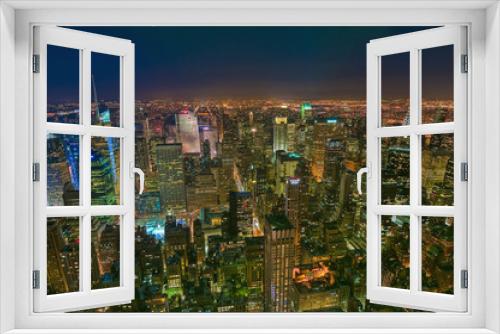 Fototapeta Naklejka Na Ścianę Okno 3D - New York's midtown