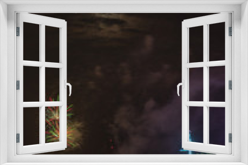 Fototapeta Naklejka Na Ścianę Okno 3D - feux d'artifices
