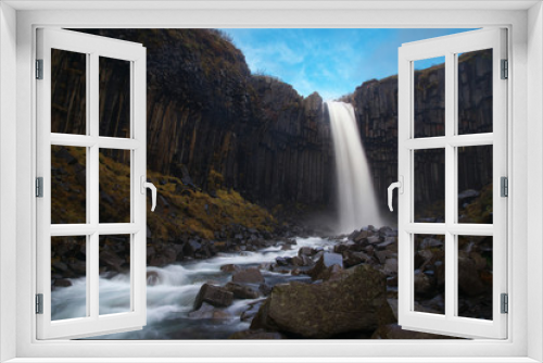 Fototapeta Naklejka Na Ścianę Okno 3D - Svartifoss
