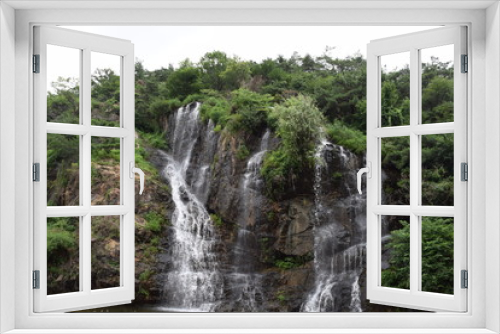 Fototapeta Naklejka Na Ścianę Okno 3D - Beautiful Waterfall